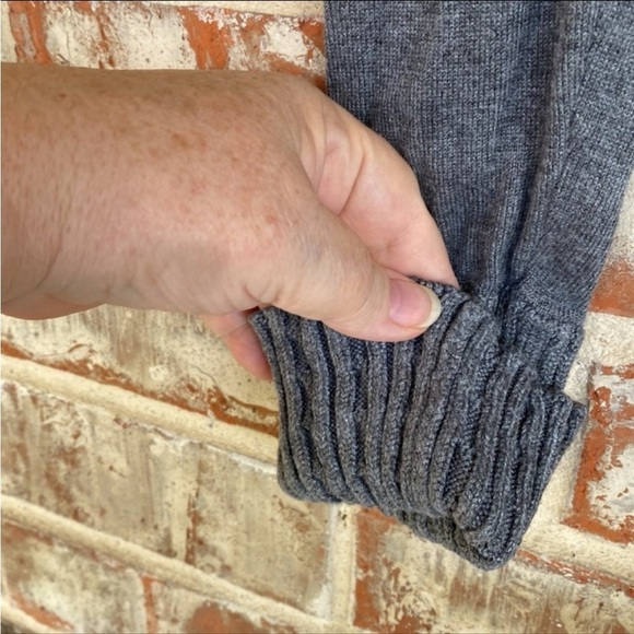 Cozy Gray Cowl Neck Sweater - Picture 4 of 7